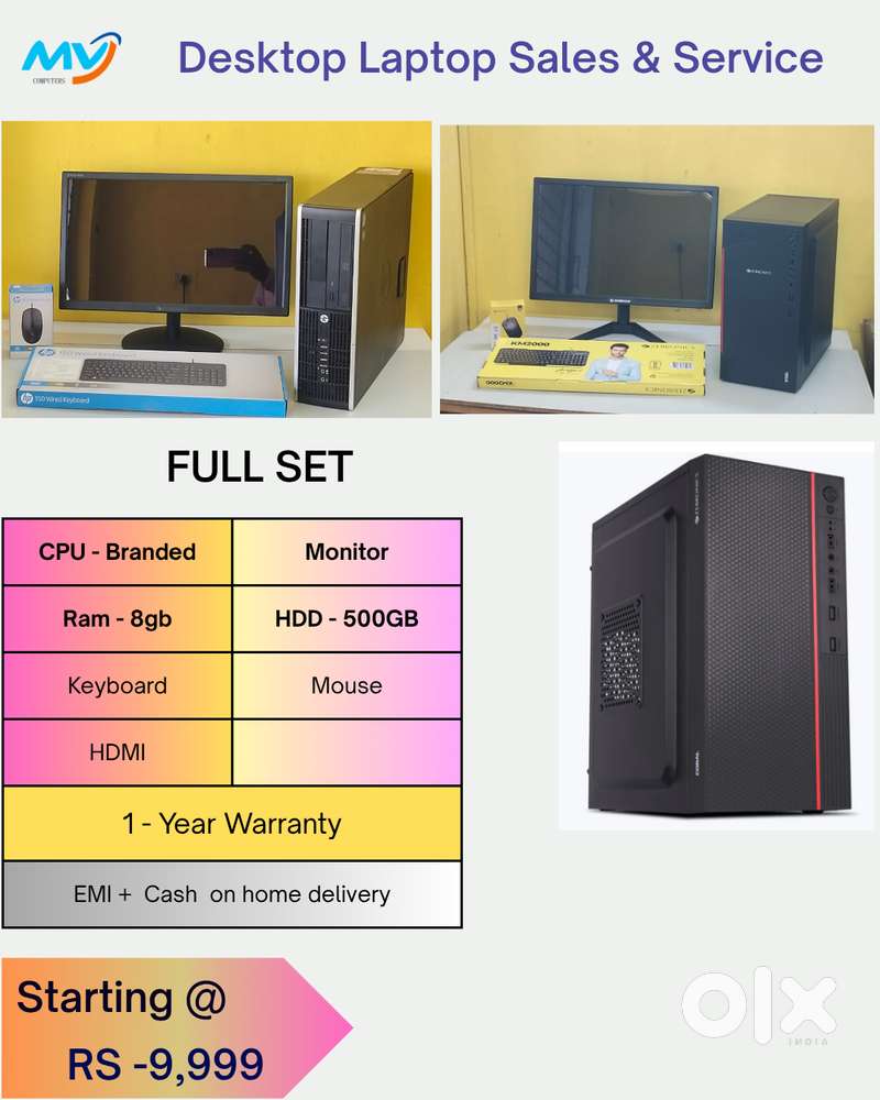 Replacement Warranty  Starting @ 9,999  Cash on home delivery  Brande