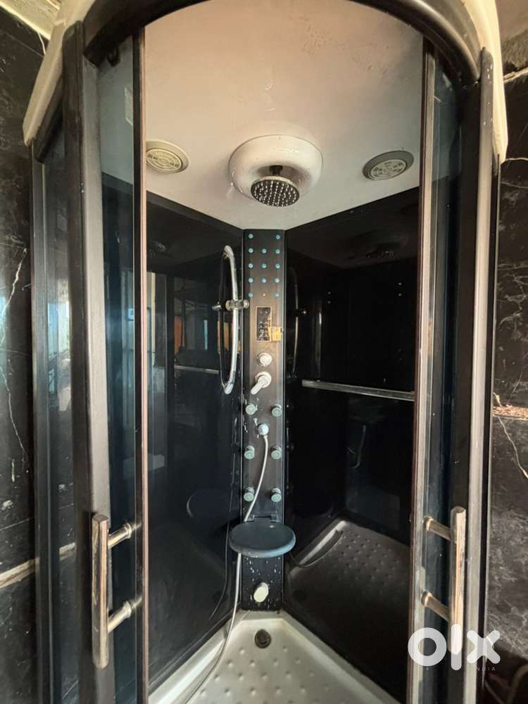 Premium Glass Shower Cabin with Steam & Multi-Shower System - Like new