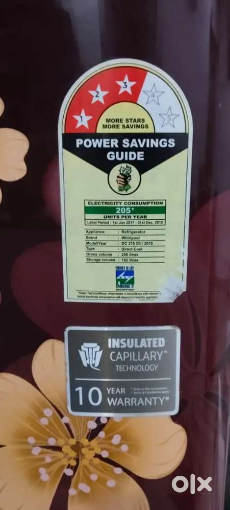 Whirlpool  200L  Refrigerator in Excellent condition