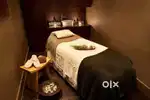 Female spa therapist and office work
