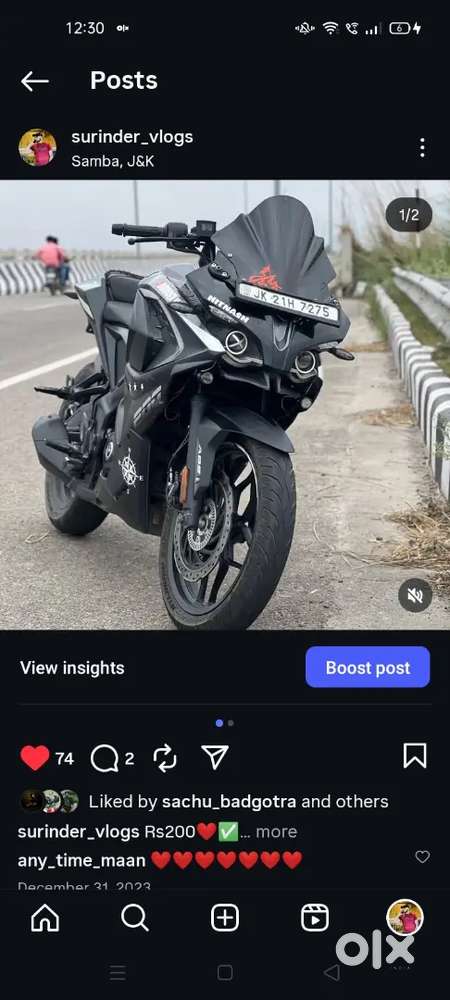 Rs200 bs6 First party insurance 5 year 3rd party