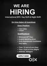 International BPO Day Shift