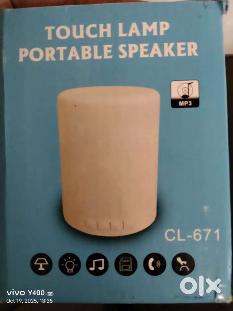 New Touch Lamp Bluetooth Speaker 3-in-1 Light, Music & Call Function