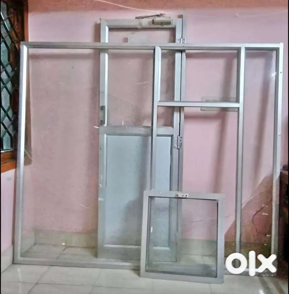 Premium Aluminium Door and Window Frames & Stylish Wooden Showcase !!