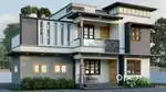 Kuruppampady Town _ 1950 sqft, 6 cent, 4 bedroom.