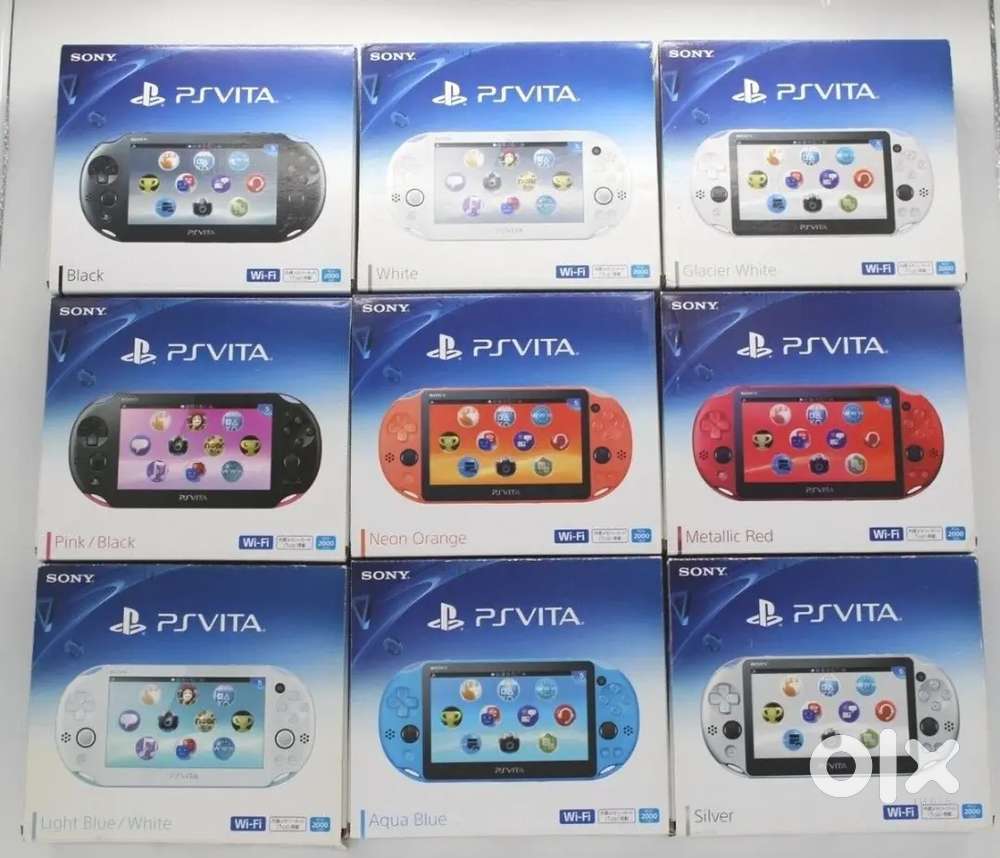 PS Vita PCH-2000 Console Various Colors PSV Slim Box