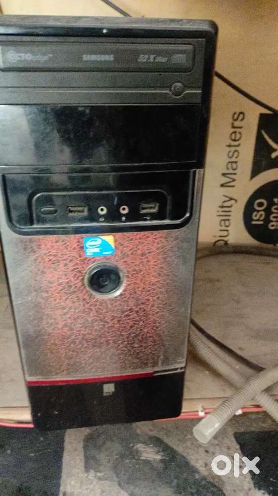 HCLand HP monitor and 4 assemble computer with two ups