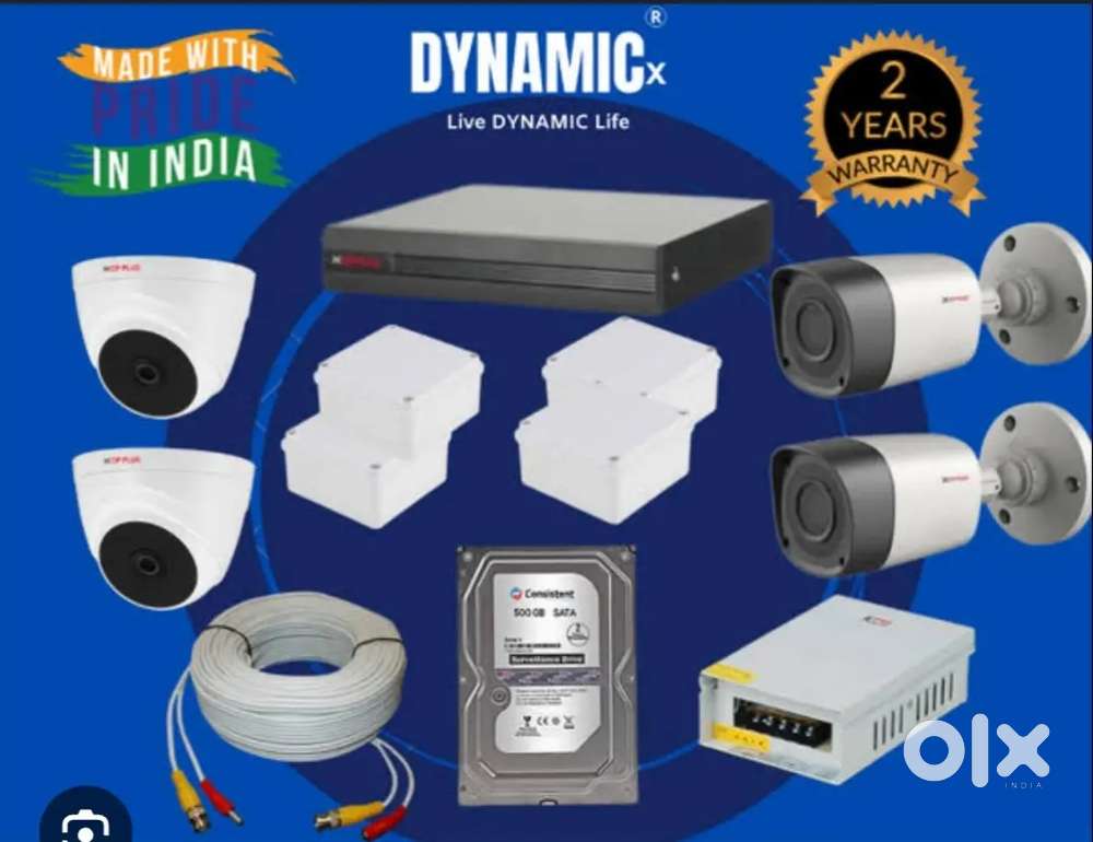 CCTV 4 HD camera full colour Setup