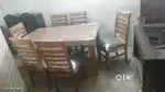 Brand new 6 seater solid wooden daining table at very affordable p