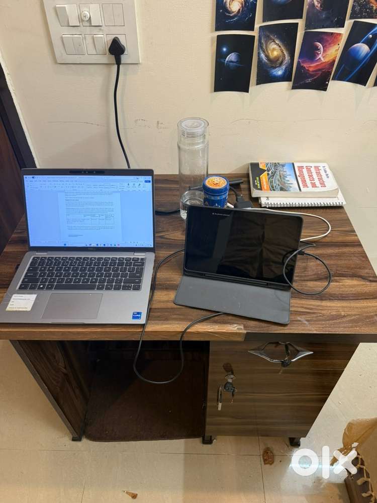Office Table and Chair in U Block