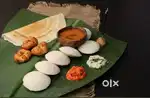 Dosa,idli,wada,bonda,puri-sabji(South Indian)