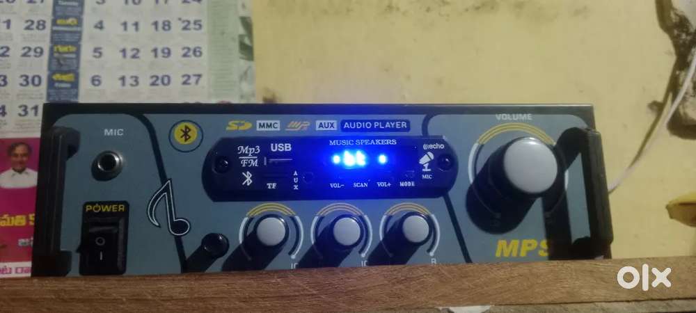 Mps amplifier 200 wotts 8 inch wofers