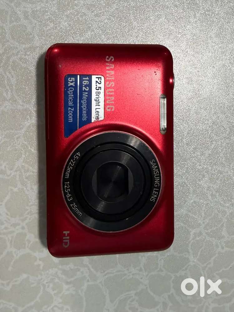 Red Samsung ES95 16.2MP 5x Optical Zoom Camera