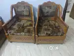 Old Sofa Set Wooden