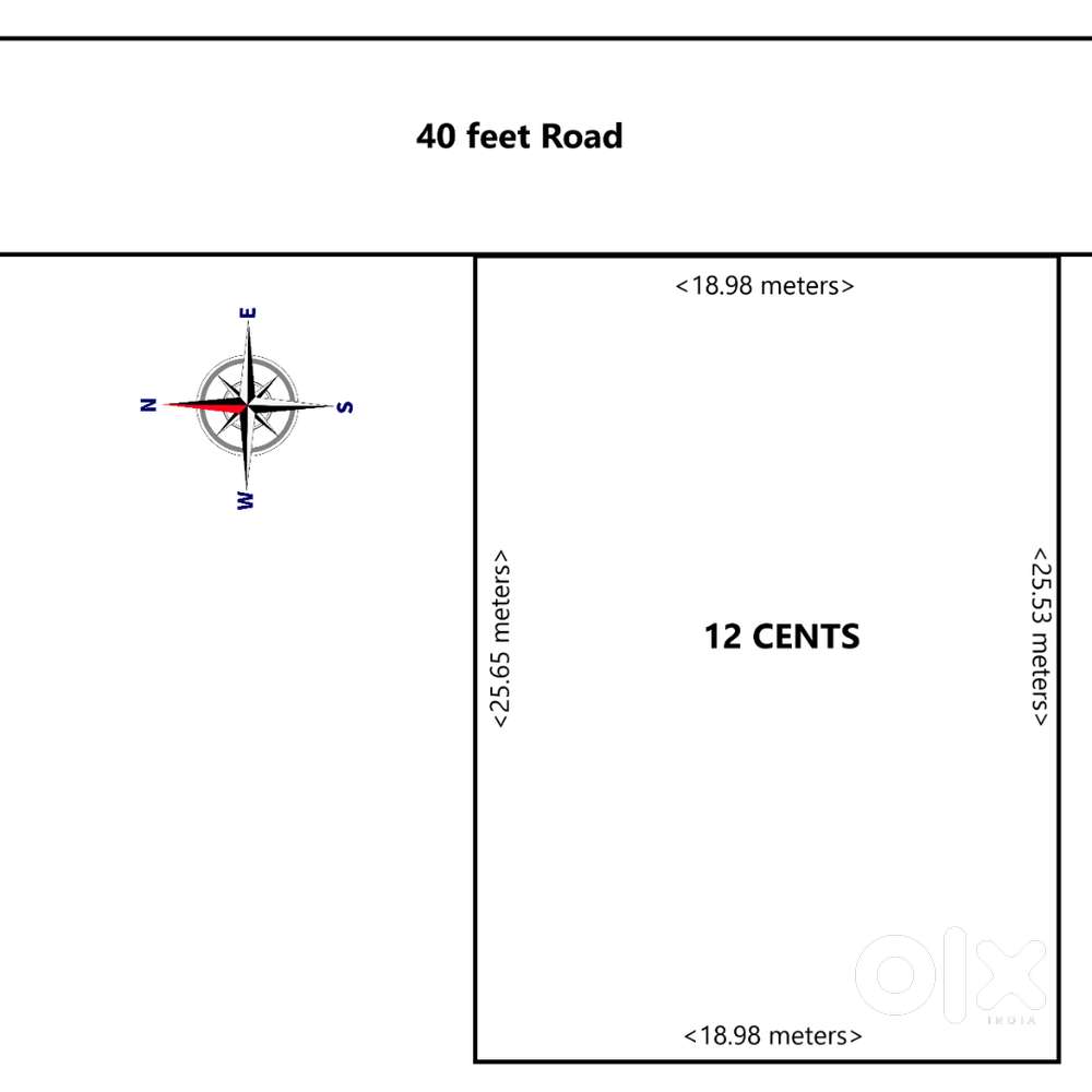 12 Cents Land in Kalpane, Kulshekara.