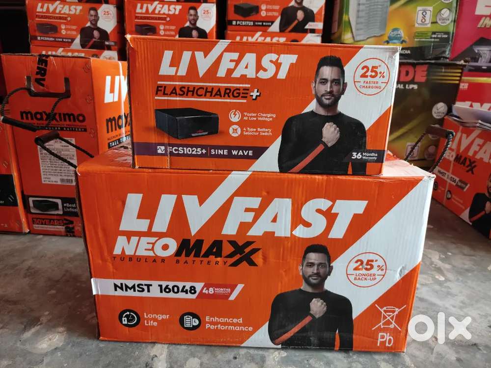 Livfast 1025 ups and Livfast 160ah battery