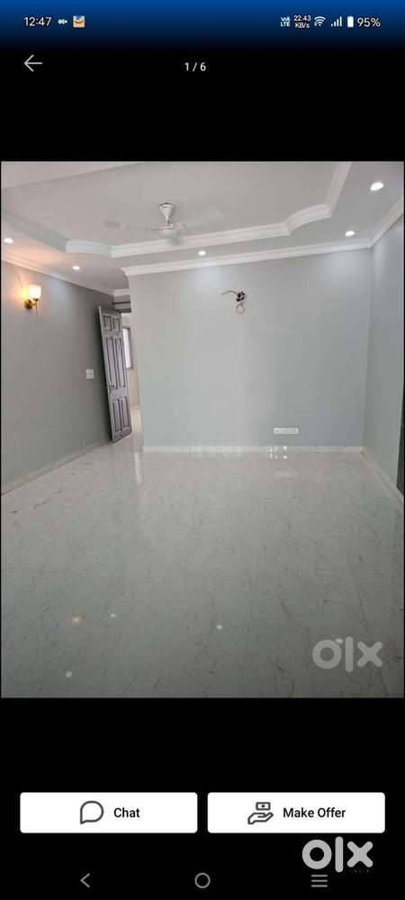Flat for rent 20k 3bhk 1st floor car parking location batla house