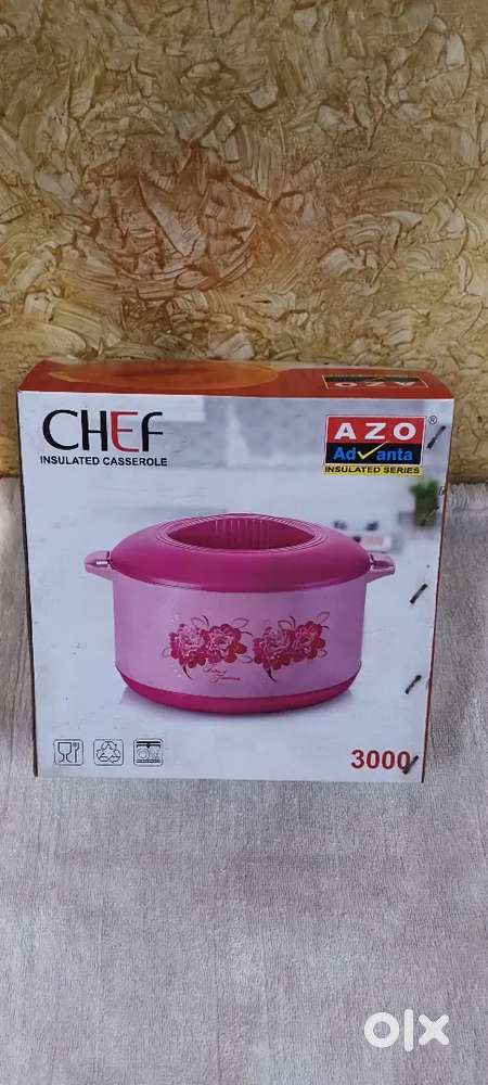 Big size CHEF Insulated casserole hotpot