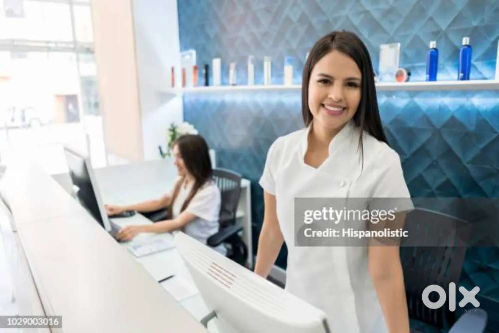 Spa therapist and reception
