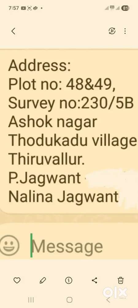 New building at Tiruvallur