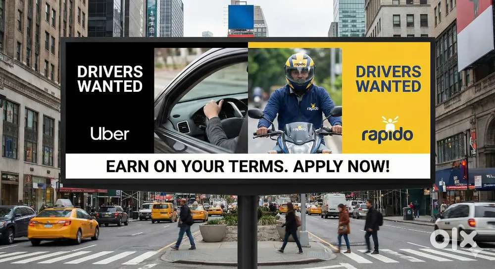 Driver wanted for rapido n uber
