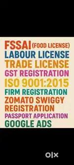 Any food licence labour GST Swiggy anything lisence well be available