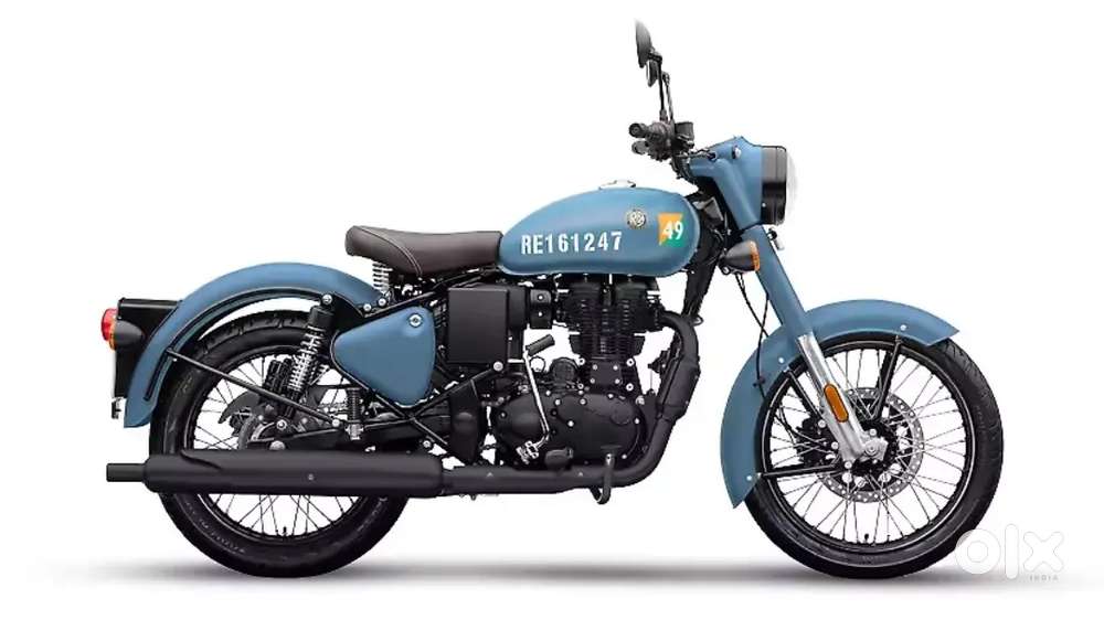 Royal enfield classic airborne blue colour