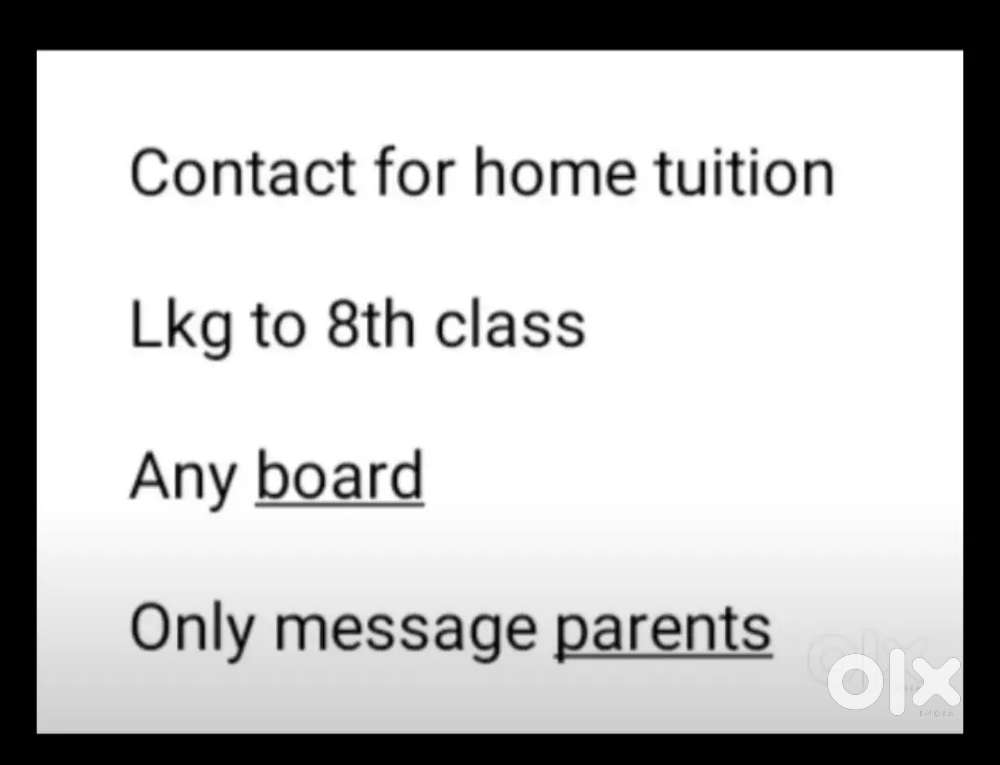 Home Teacher For Teaching