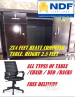 COMPUTER TABLE 2BY4 DOUBLE BOX - CHAIR AND TABLE