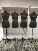 Female mannequin (Dummy) with stand and Wheel(Black,Size-12)