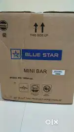 Bluestar mini fridge and bar