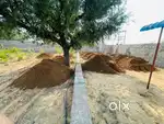 Farm house in well developed All side boundary L