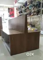 1)Cash Counter  2) Sitting Area 3) Racks and Display Hanging.