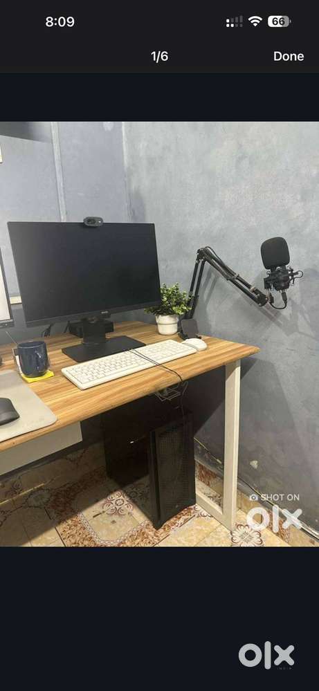 COMPUTER (CPU, Monitor, M&K, Mic, Cam, Dual Monitor Stand, Console))