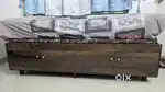 Single wooden bed & folding table