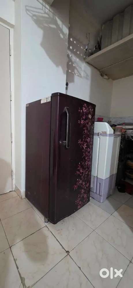 Single Door Fridge and Semi Automatic Washing Machine