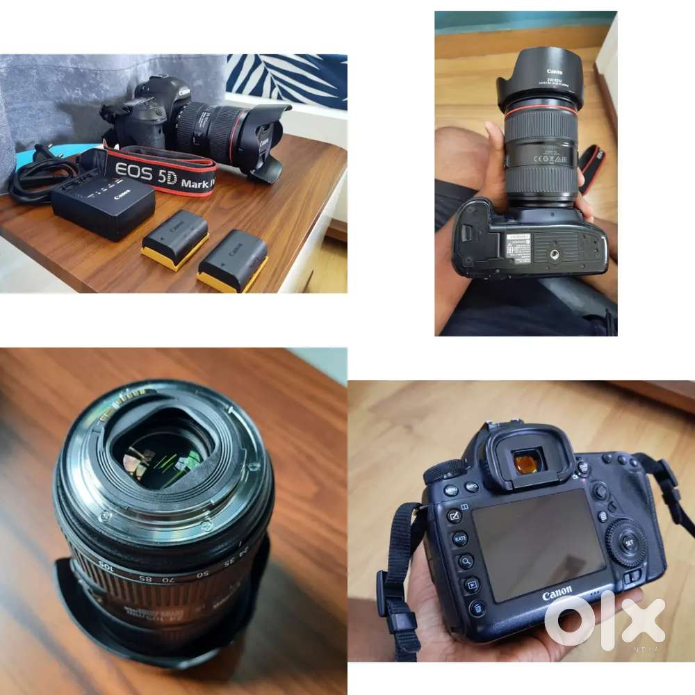 Canon 5D Mark iv + 24 -105mm f4 is ii +  2 batteries with charger