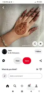 Bridal henna home services available