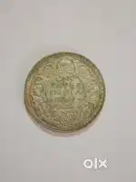 1941 & 1942 one Re., 1943 half & quarter King George VI,