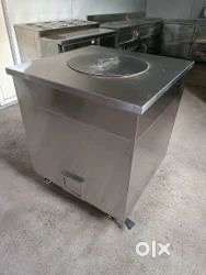 SS Tandoor with iron rods available
