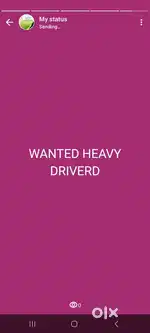 WANTED HEAVY LICENCE DRIVERS