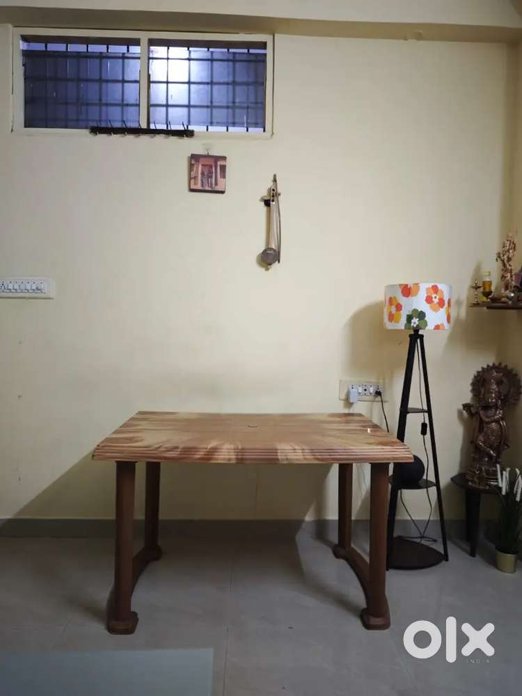 Durable Plastic Table & Chairs Set – Good condition