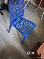 Chairs -10, office setup partitions, aluminium and wooden items