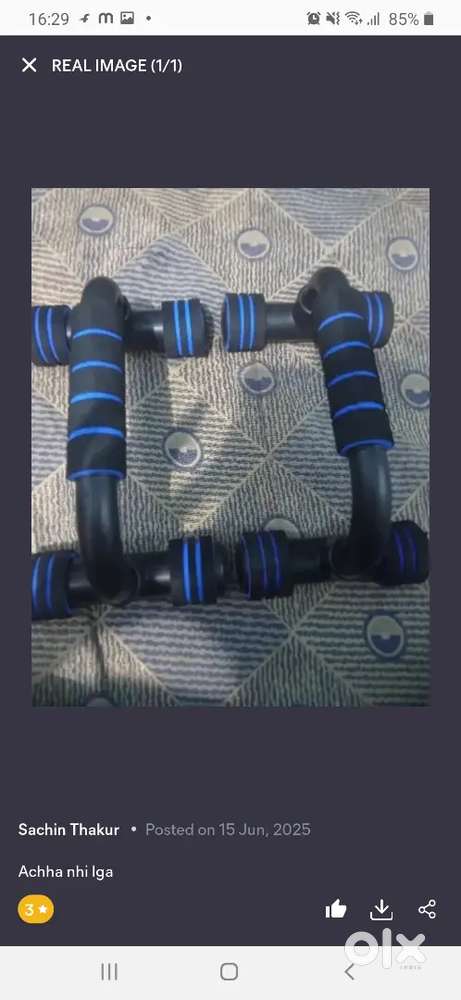 Push up bar for muscular body