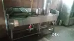 Al faham counter. Shawai counter and 3 door fridge