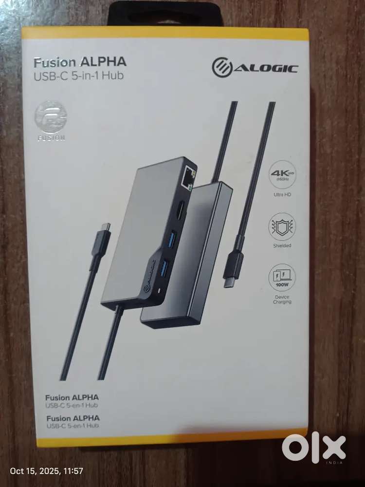 ALOGIC- Fusion ALPHA USB-C 5-in-1 Hub