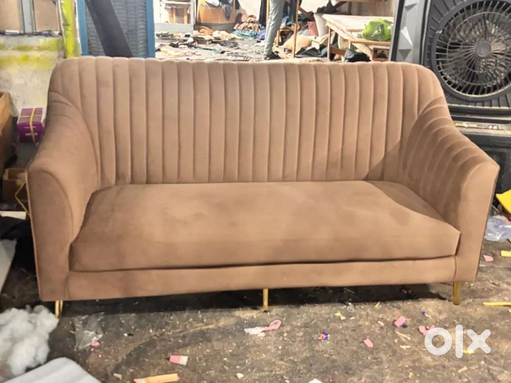 3 seater sofa with stripes model and beautiful design