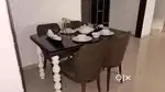 Brand New Dining table 4 Seater Glass and Wood
