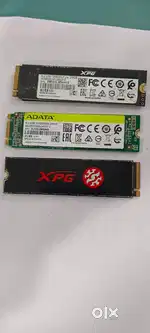Use GIGABYTE NVMe SSD And ROM 256 GB is available