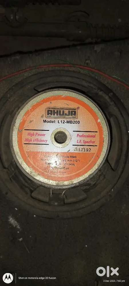 Ahuja 12 inch 200 wat original speaker dj